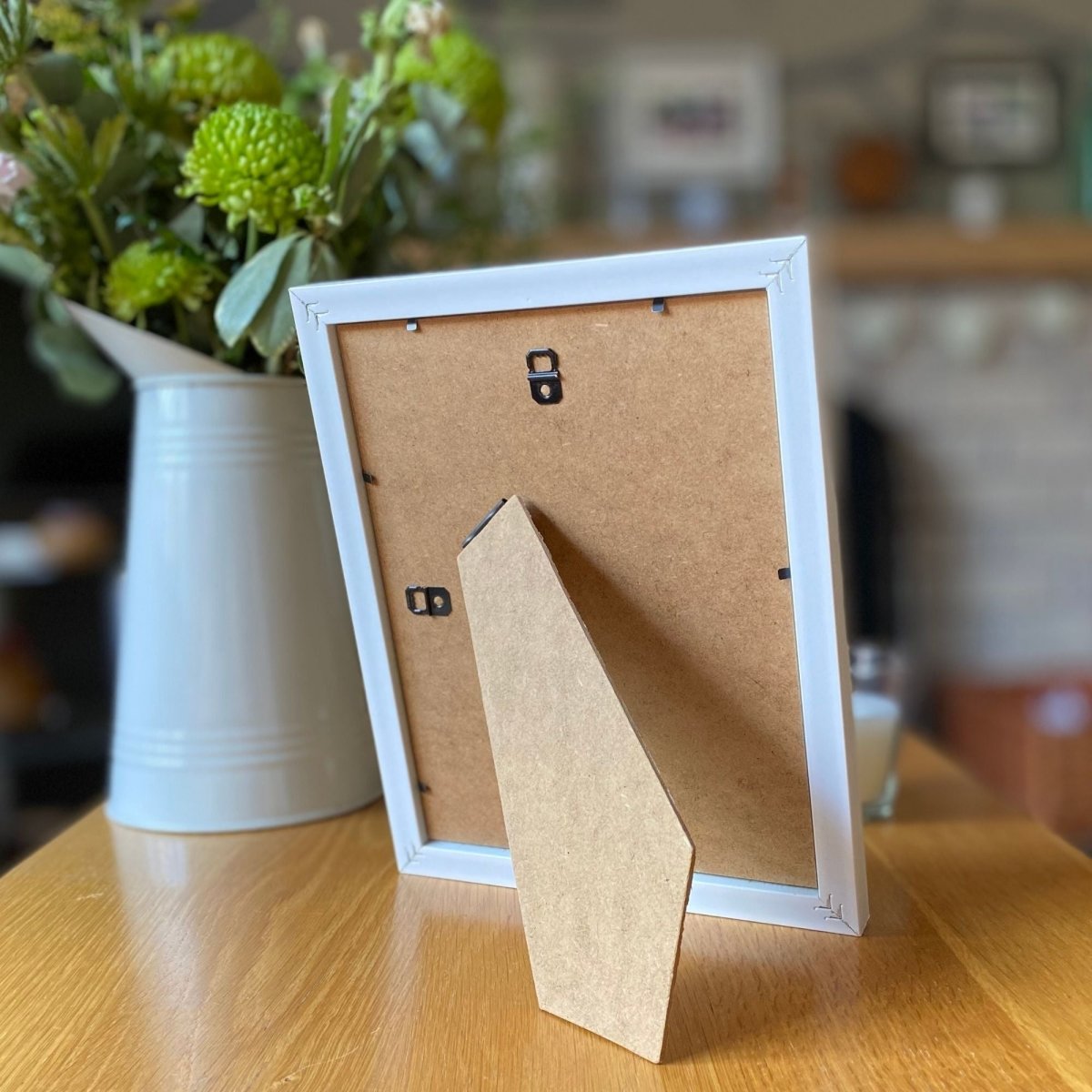 White Frame 12 x 10 Stem of Rose - Azana Photo Frames