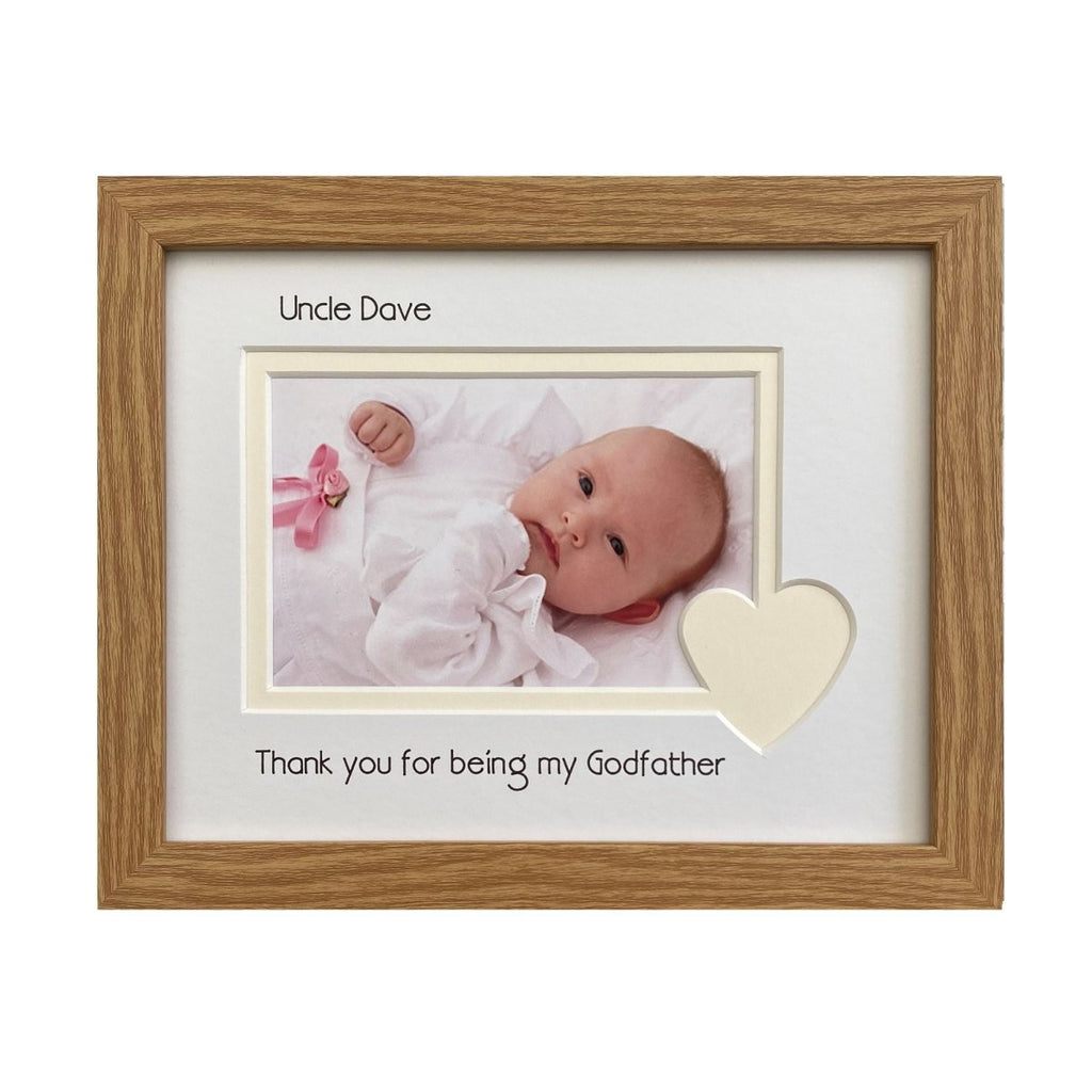 Godfather Picture Frame, Cream Heart, Landscape