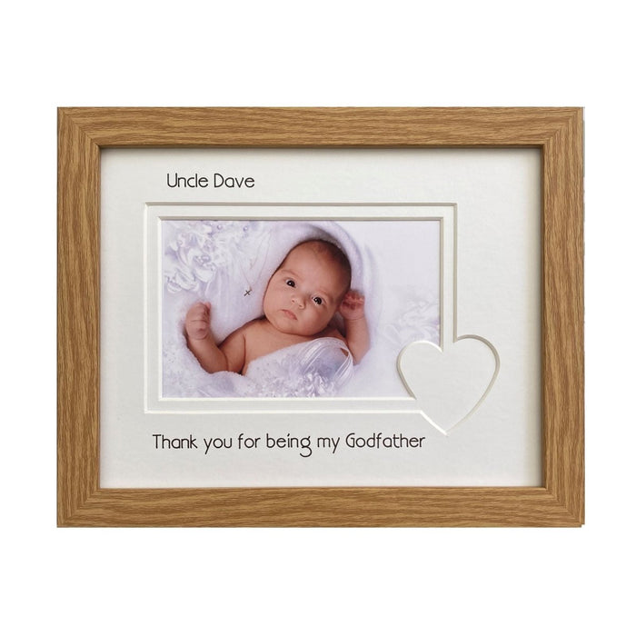 Godfather Picture Frame, White Heart, Landscape