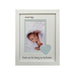 Godfather White Picture Frame Blue Heart Portrait