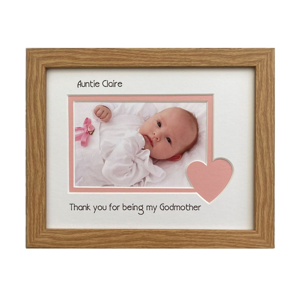 Thank You Godmother Picture Frame Landscape Portrait - Azana Photo Frames