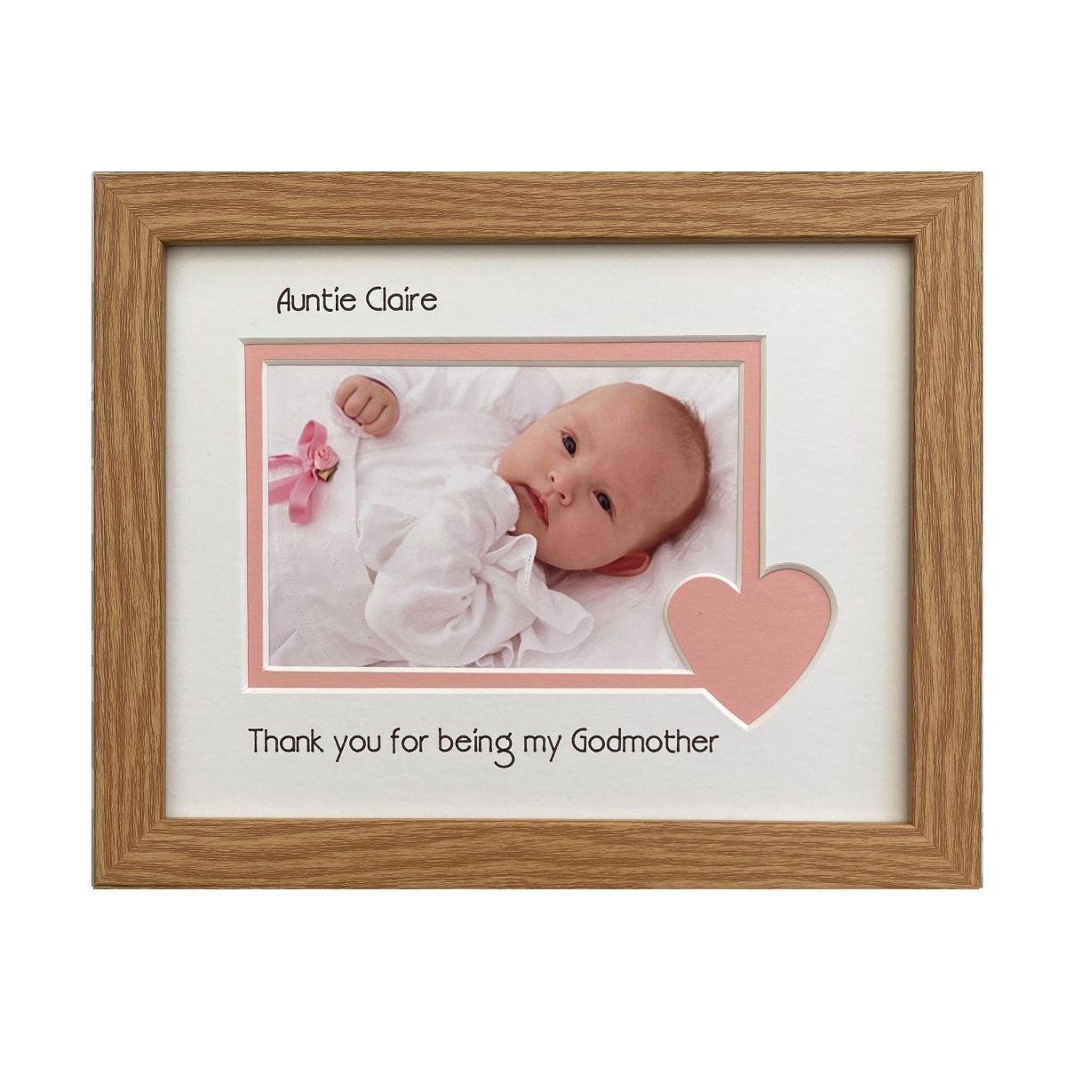Thank You Godmother Picture Frame Landscape Portrait - Azana Photo Frames