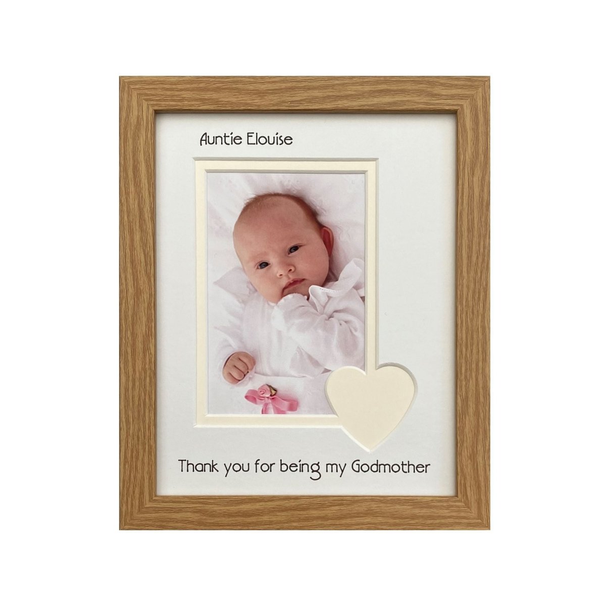 Thank You Godmother Picture Frame Landscape Portrait - Azana Photo Frames