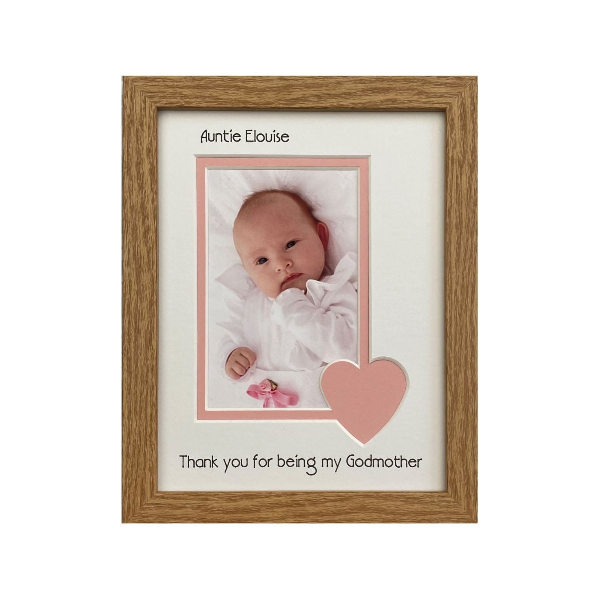 Thank You Godmother Picture Frame Landscape Portrait - Azana Photo Frames