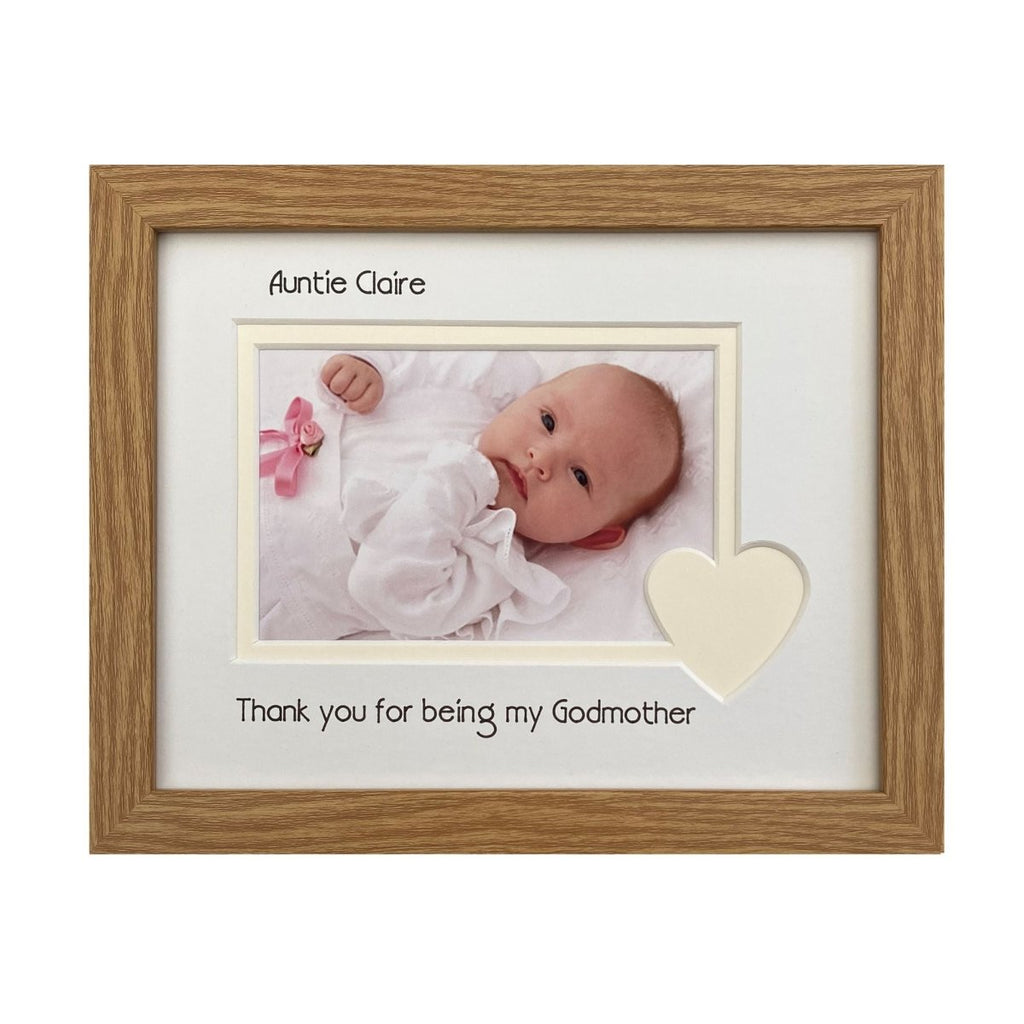 Thank You Godmother Picture Frame Landscape Portrait - Azana Photo Frames