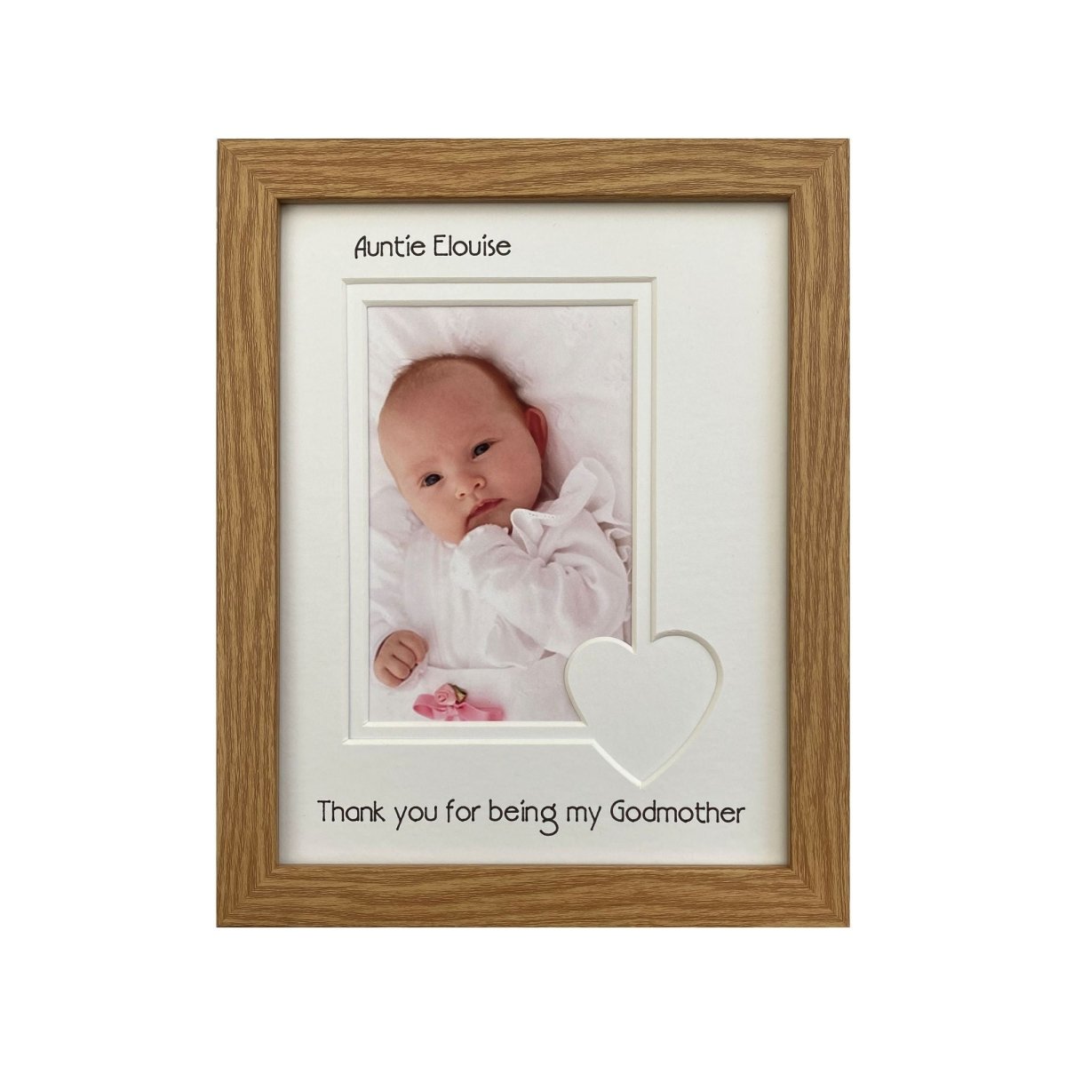 Thank You Godmother Picture Frame Landscape Portrait - Azana Photo Frames