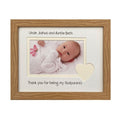 Thank you Godparents Picture Frame Landscape Portrait - Azana Photo Frames