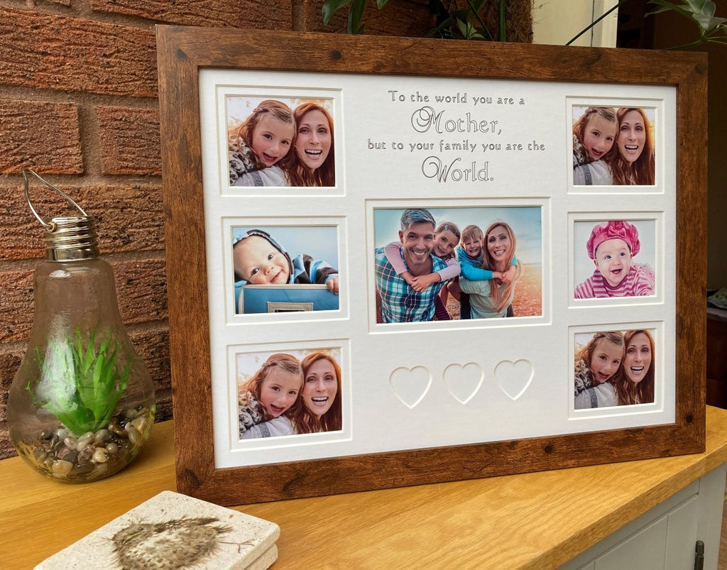 To The World You Are A Mother Family Photo Frame  