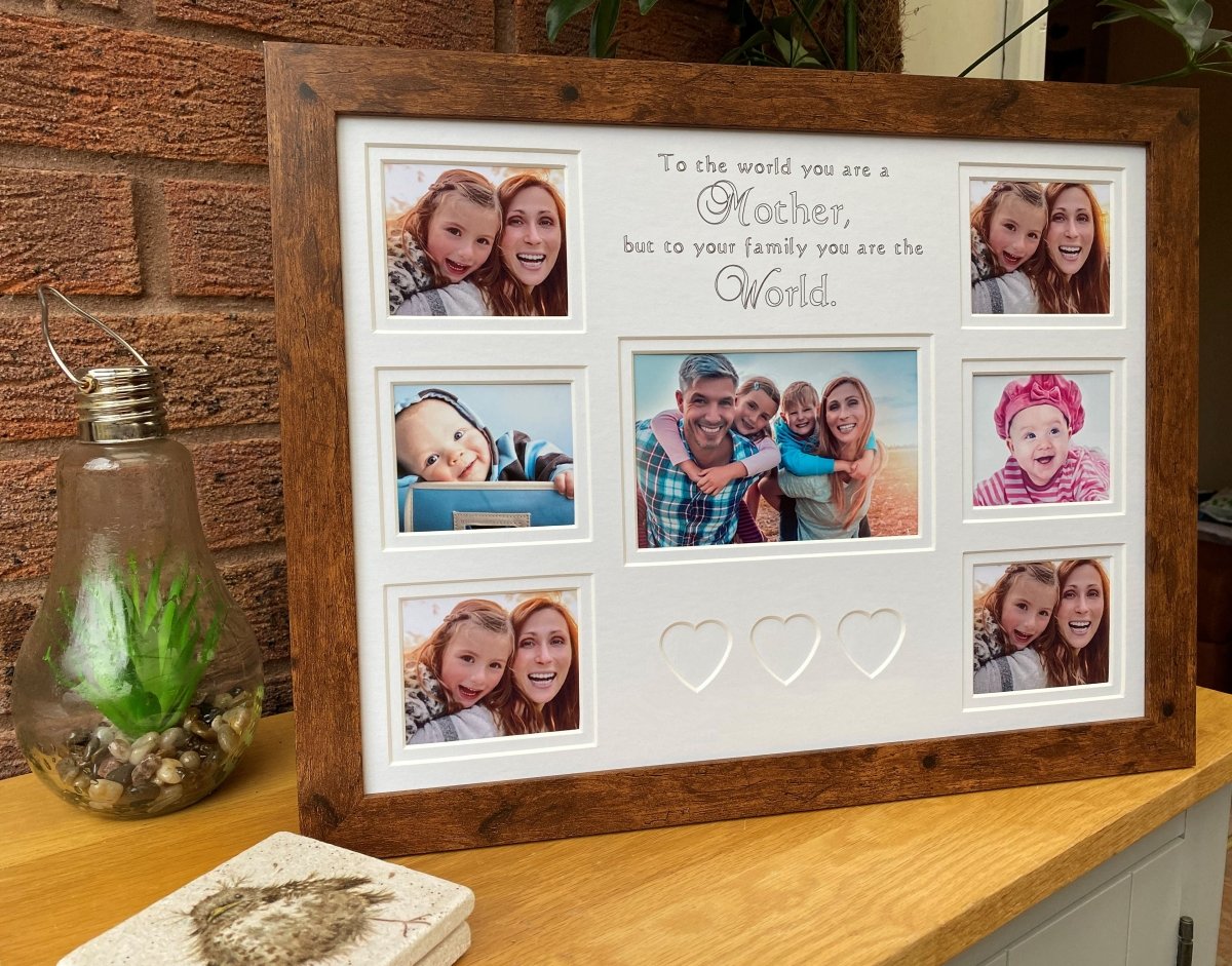 To The World You Are A Mother Family Photo Frame  