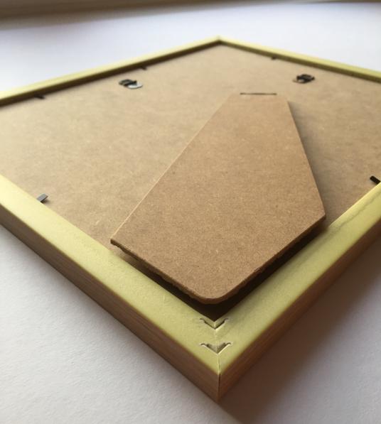 Twin Brother Sister Scan Picture Frame Dark Oak