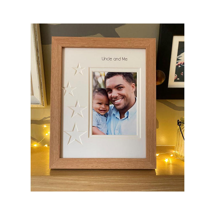 Uncle and Me Photo Frame - Classic Beech