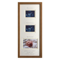 2 Scans and Baby 1st Photo Frame 20 x 8 Oak - Landscape