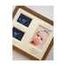 Double Baby Scan Classic Oak Picture Frame