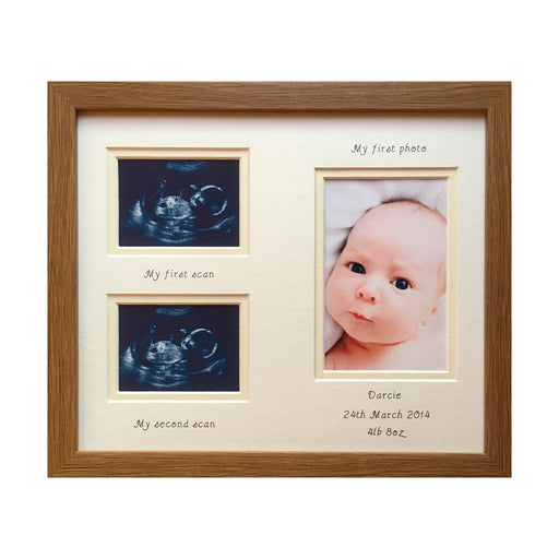 Double Baby Scan Unisex Picture Frame