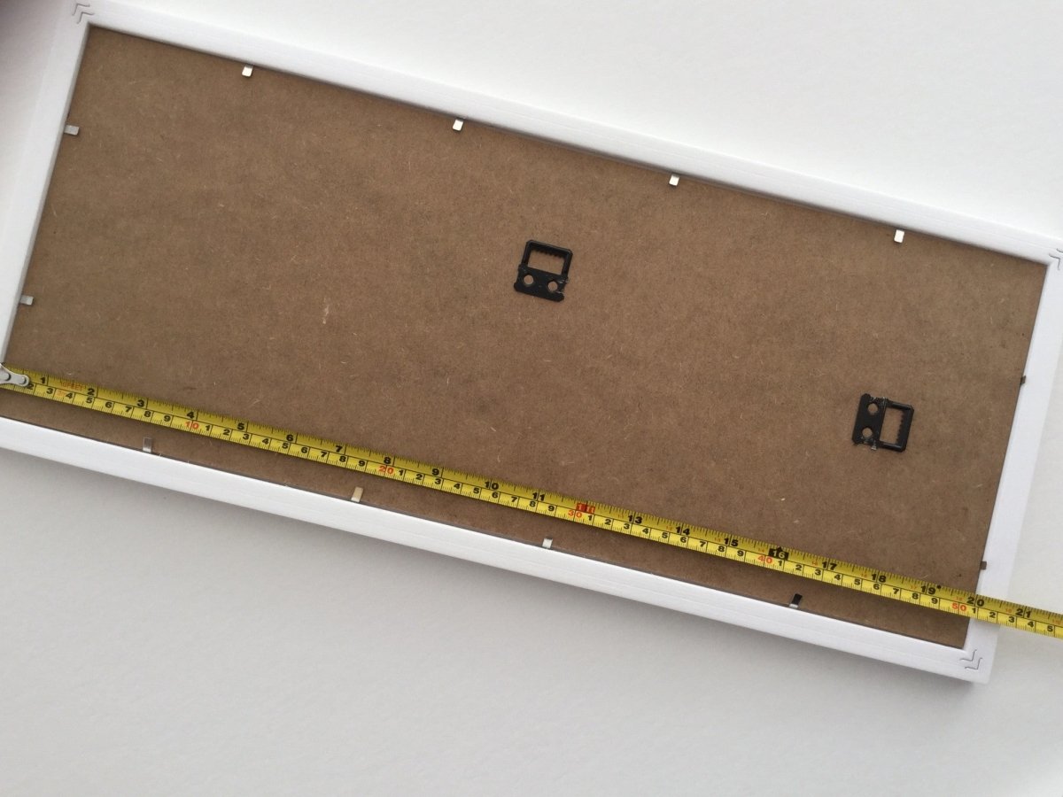 Unisex Triple Scan Photo Frame - White