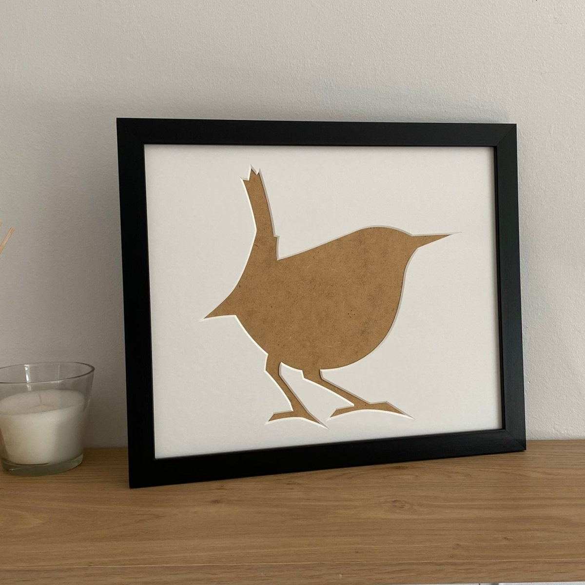 Wren Silhouette Picture Frame, Black - Azana Photo Frames