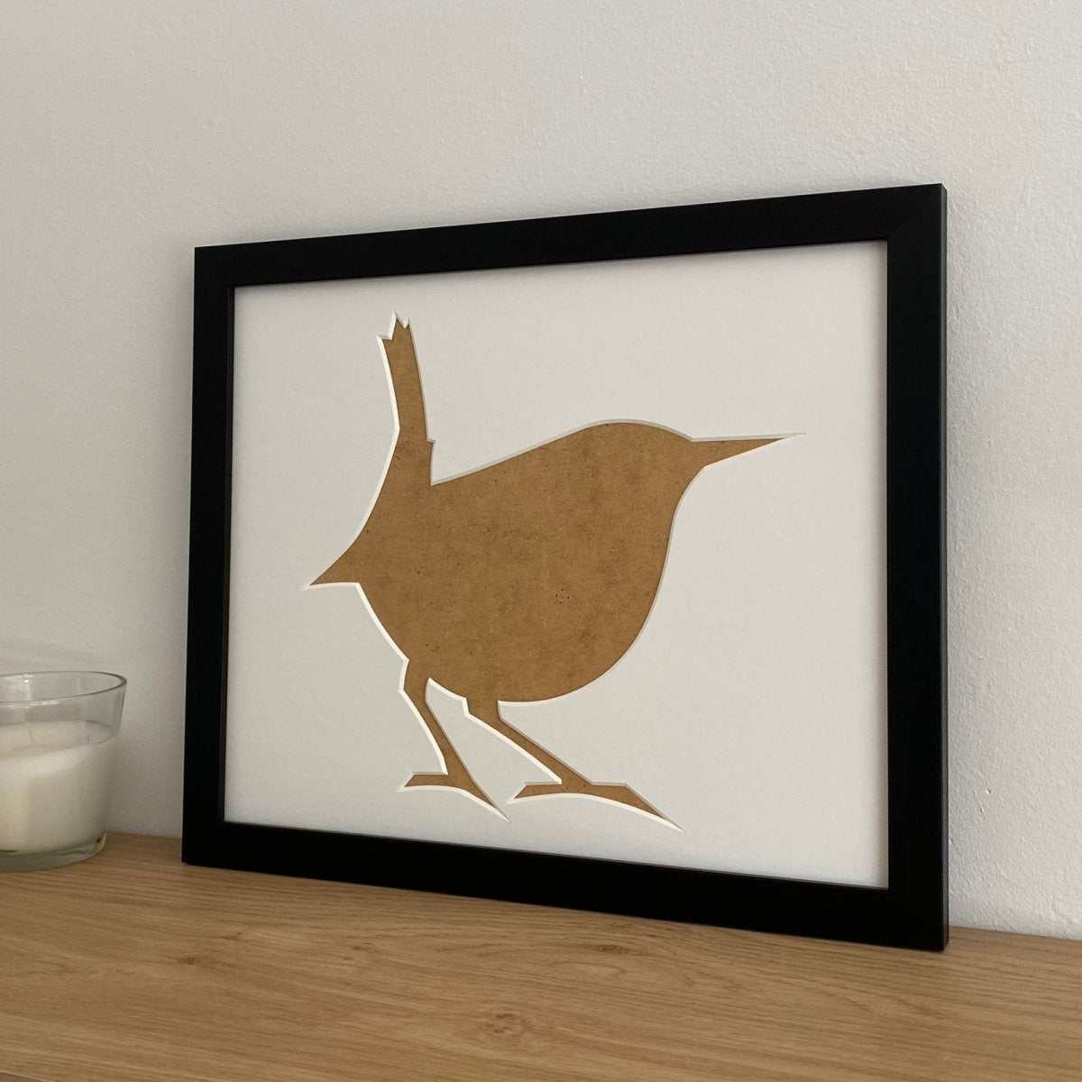 Wren Silhouette Frame, Black - Azana Photo Frames