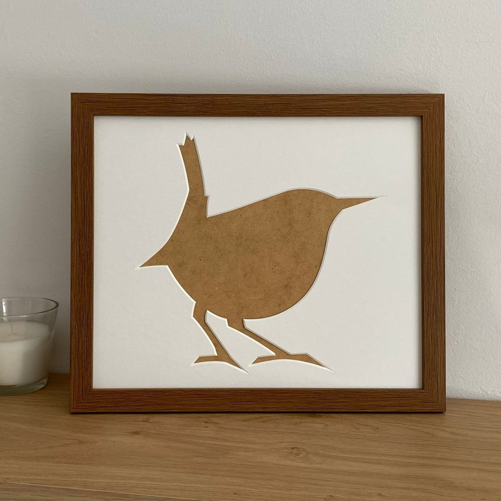 Wren Silhouette Frame, Dark Brown - Azana Photo Frames