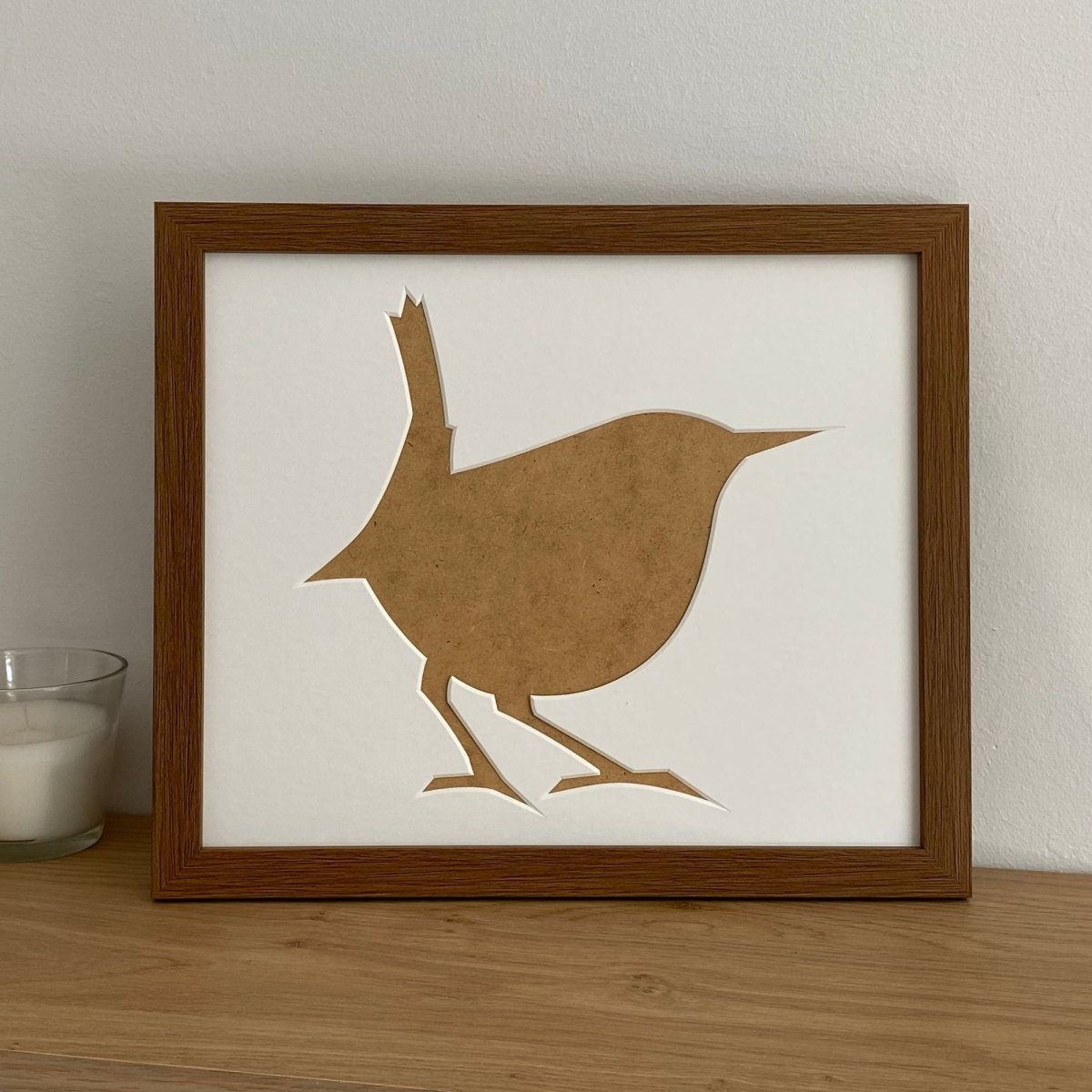Wren Silhouette Frame, Dark Brown - Azana Photo Frames