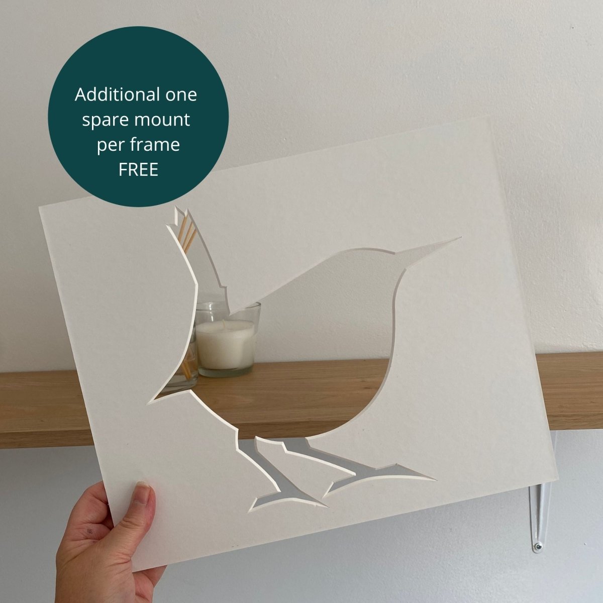 Wren Silhouette mount - Azana Photo Frames